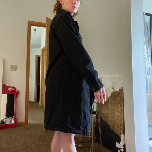 Pull&Bear Black Jean Jacket - Picture 7 of 9